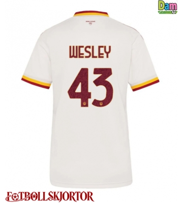 AS Roma Wesley Franca #43 Bortatröja Dam 2026-27 Kortärmad